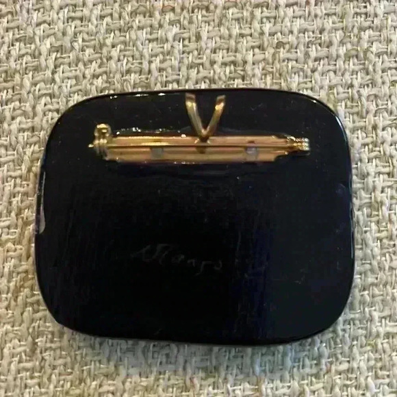 Colorful dichroic glass pin (brooch) or necklace - Picture 3 of 7